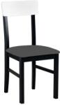 Unic Spot Scaun living/bucatarie Leonix 1, negru-alb/gri, 40x43x90 cm, UnicSpot