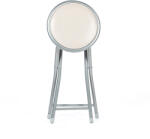 Unic Spot Taburet pliant Malaga, bej, 30x30x45 cm
