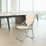 Unic Spot Scaun pliant Almeria, bej, 42x42x85 cm