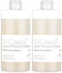 SiliCreate Cauciuc siliconic lichid SiliCreate, cu întărire prin platină, mediu, Shore 30A - Cantitate - 1 kg (SC-LS-30A-1000)