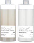 SiliCreate Cauciuc siliconic lichid SiliCreate, cu întărire prin platină, Shore 15A - Cantitate - 2 kg (SC-LS-15A-2000)