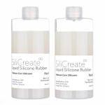 SiliCreate Cauciuc siliconic lichid SiliCreate, cu întărire prin platină, mediu-ferm, Shore 45A - Cantitate - 1 kg (SC-LS-45A-1000)