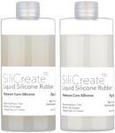 SiliCreate Cauciuc siliconic lichid SiliCreate, cu întărire prin platină, Shore 15A - Cantitate - 1 kg (SC-LS-15A-1000)