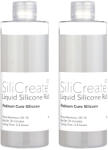 SiliCreate Cauciuc siliconic lichid SiliCreate, cu întărire prin platină, ultra-moale, Shore 00-10 - Cantitate - 500 g (SC-LS-0010-500)