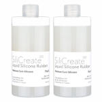 SiliCreate Cauciuc siliconic lichid SiliCreate, cu întărire prin platină, moale, Shore 0A - Cantitate - 1 kg (SC-LS-0A-1000)