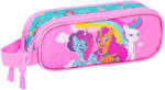 SAFTA Penar My Little Pony Dreams cu 2 compartimente, 21x8x6 cm Penar