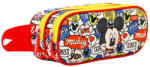 KARACTERMANIA Penar 3D Mickey Mouse Yeah cu 2 compartimente, 22x9.5x8 cm Penar