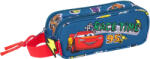 SAFTA Penar Cars Race Time cu 2 compartimente, 21x8x6 cm Penar
