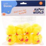 UP Int'l Set 8 ratuste din cauciuc pentru baie, 5.5x5.5x4 cm