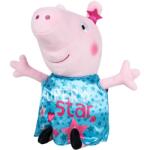 Play by Play Jucarie din plus Peppa Pig cu rochie turcoaz din satin, 25 cm