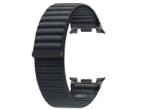 Samsung Watch8 szíj, szövet, M/L, tépőzáras, Sötét szürke (ET-SVL33LBEG)