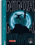 Brunnen Ninja Power A4 80 lapos kockás spirálfüzet (1067928321) - bestbyte