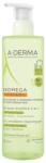 A-DERMA Puhító mosakodó gél 2 az 1-ben száraz, atópiás ekcémára hajlamos bőrre Exomega Control (Emollient Cleansing Gel) 500 ml