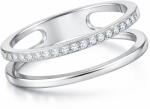 Troli Dupla minimalista acél gyűrű Silver 60 mm