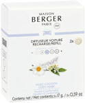 Maison Berger Paris Tartalék utántöltő autóillatosító diffúzorhoz Cozy Musk (Car Diffuser Recharge/Refill) 2 db