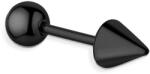 S'Agapõ Piercing fekete single fülbevaló Rogue SRG23 - 1 db