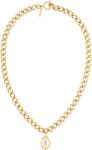Calvin Klein Bájos aranyozott nyaklánc Edgy Pearls 35000560
