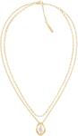 Calvin Klein Gyengéd aranyozott nyaklánc Edgy Pearls 35000559