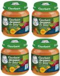 Nestle Био плодово пюре Nestlе Gerber Organic - Ябълка, кайсия и праскова, 4 х 125 g (4х 12455480) - ozone