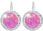 JSB Bijoux Opál Swarovski kristálykövekkel Light Fuchsia 92400025l-fu (Ag925/1000, 2, 1 g)