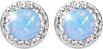 JSB Bijoux Opál Swarovski Light Blue kristálykövekkel 92400040l-bl (Ag925/1000, 1, 4 g)