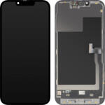 MP Display cu Touchscreen MP compatibil cu Apple iPhone 13 Pro, cu Rama, Versiune Premium Soft OLED FHD 120Hz Diagnostic, Negru - gsmnet