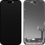 MP Display cu Touchscreen MP compatibil cu Apple iPhone 15, cu Rama, Versiune Premium Soft OLED FHD Diagnostic, Negru - gsmnet