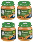 Nestle Моето първо пюре Nestle Gerber Organic - Морков и сладък картоф, 4 х 125 g (4х 12458577) - ozone