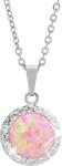 JSB Bijoux Opál Swarovski Rose kristálykövekkel 92300025ro (Ag925/1000, 2, 1 g)