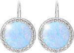 JSB Bijoux Opálok Swarovski kristálykövekkel Light Blue92400025l-bl (Ag925/1000, 2, 1 g)