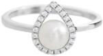 JSB Bijoux Csepp forma folyami gyönggyel és cirkónium kristállyal Crystal 92700577cr (Ag925/1000, 2, 54 g)