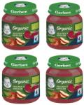 Nestle Моето първо пюре Nestle Gerber Organic - Ябълки и цвекло, 4 х 125 g (4х 12455483) - ozone