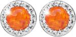JSB Bijoux Opál Swarovski Orange kristálykövekkel 92400040oran (Ag925/1000, 1, 4 g)