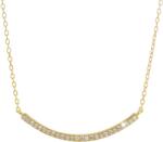 JSB Bijoux Swarovski kristálykövekkel díszített, hajlított, aranyozott Golden Shadow 92300572ggs