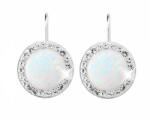 JSB Bijoux Opálok Swarovski White kristálykövekkel 92400025wh (Ag925/1000, 2, 1 g)