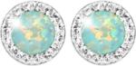 JSB Bijoux Opál Swarovski Pastel Mint Green kristálykövekkel 92400040l-bl (Ag925/1000, 1, 4 g)