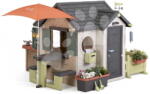 Smoby Căsuță Grădinarului cu lampă deasupra intrării Garden House Life Smoby cu jgheab pentru scurgere, cu filtru UV, de la 24 luni (SM810308-AB) Casuta pentru copii