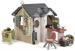 Smoby Căsuța Grădinarului cu sonerie lângă atelier Garden House Life Smoby cu jgheab, extensibilă filtru UV de la 24 luni (SM810308-Y) Casuta pentru copii
