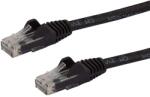StarTech UTP CAT6 Összekötő Fekete 1.5m N6PATC150CMBK (N6PATC150CMBK)