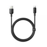 Baseus Cablu de Date si Incarcare Baseus Silky P10377703113-00, 100W, 1m, USB-A la USB-C (Negru)