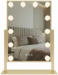 LED Tükör HOLLYWOOD L. Gold 30x40