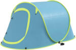 Outsunny Cort Camping Impermeabil, Cort Pop-Up cu Accesorii și Geantă de Transport, 245x148x105 cm, Albastru | Aosom Romania (A20-404V00NU) Cort