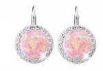 JSB Bijoux Opálok Swarovski Rose kristálykövekkel 92400025ro (Ag925/1000, 2, 1 g)