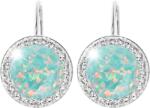 JSB Bijoux Opálok Swarovski kristálykövekkel Pastel Mint Green 92400025mint (Ag925/1000, 2, 1 g)