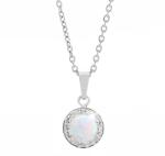JSB Bijoux Opál Swarovski White kristálykövekkel 92300040wh (Ag925/1000, 1, 86 g)