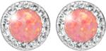 JSB Bijoux Opál Swarovski Peach Pastel kristálykövekkel 92400040pea (Ag925/1000, 1, 4 g)