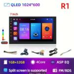 Roxy Navigációs Autórádió , extra erős 4x65w 7 hüvelykes 1G RAM 32G ROM Android Radio, felbontás 1024*600, 2DIN, CarPlay és Android Auto, Android Auto, Car Android Auto Navigation GPS WiFi, 2DIN Android au