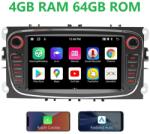 iLike 7" Android CarPlay autórádió Ford Focus, Mondeo, S-Max, C-Max, Galaxy, Kuga 2008-2011 - 4GB RAM, 64GB ROM, HD LCD, 2 DIN, Bluetooth, WiFi, USB, FM rádió, Android/iOS támogatás (5999863021268)