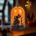 Family Halloween-i LED dekor, narancs, 3 x AAA, 8 x 12, 5 cm, 56570A
