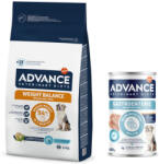 Affinity 12kg Advance Veterinary Diets Weight Balance Medium/Maxi száraz kutyatáp+400g nedvestáp ingyen